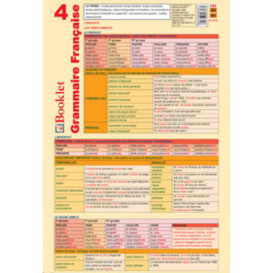 Pliant Grammaire Française 4