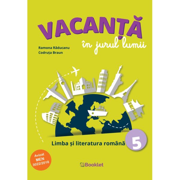 gm147.jpg Vacanță în jurul lumii. Limba și literatura română - clasa a V-a