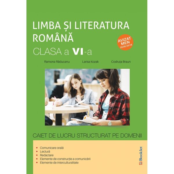 gm160.jpg Limba și literatura română - clasa a VI-a - caiet de lucru structurat pe domenii