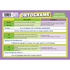 Pliant Ortograme - clasa a III-a